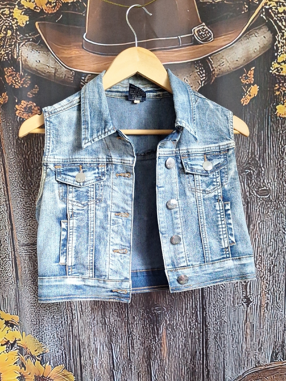 Light Blue Denim Vest - Women Jackets & Coats